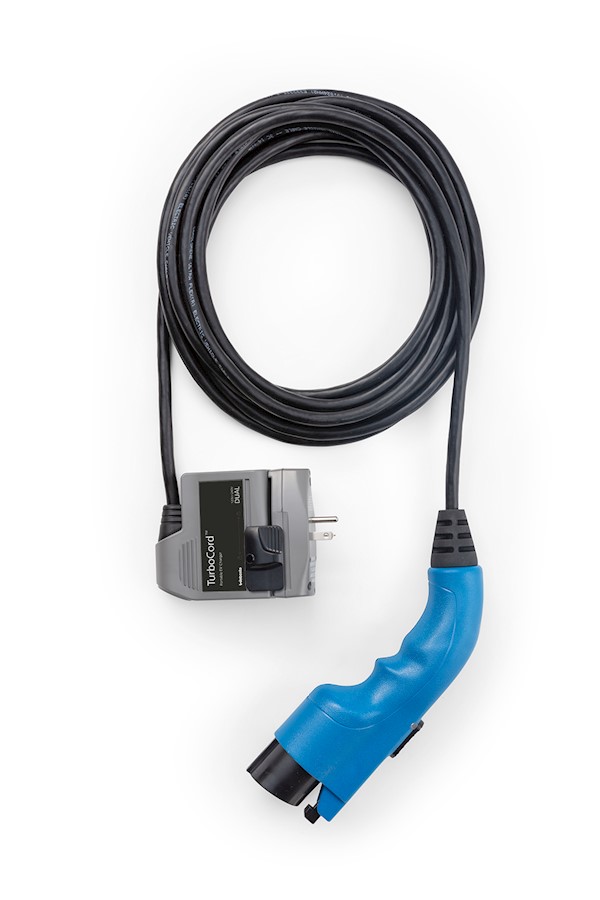 Turbo cord top ev charger