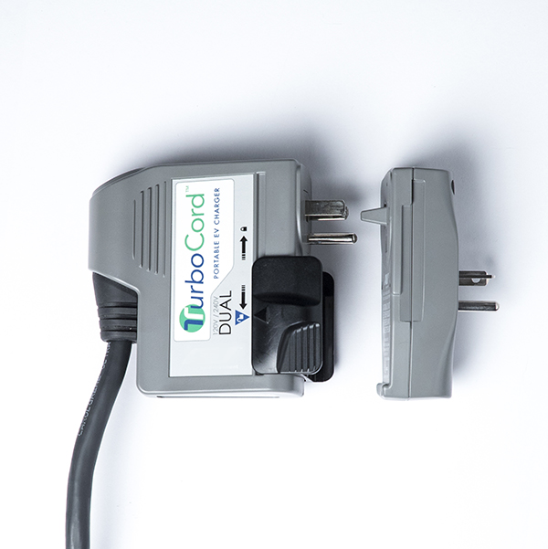 Turbocord Portable Dual Voltage Ev Charger 16a Level 2 Turbocord Dual 120 240v Plug In Ev Charger Swatch