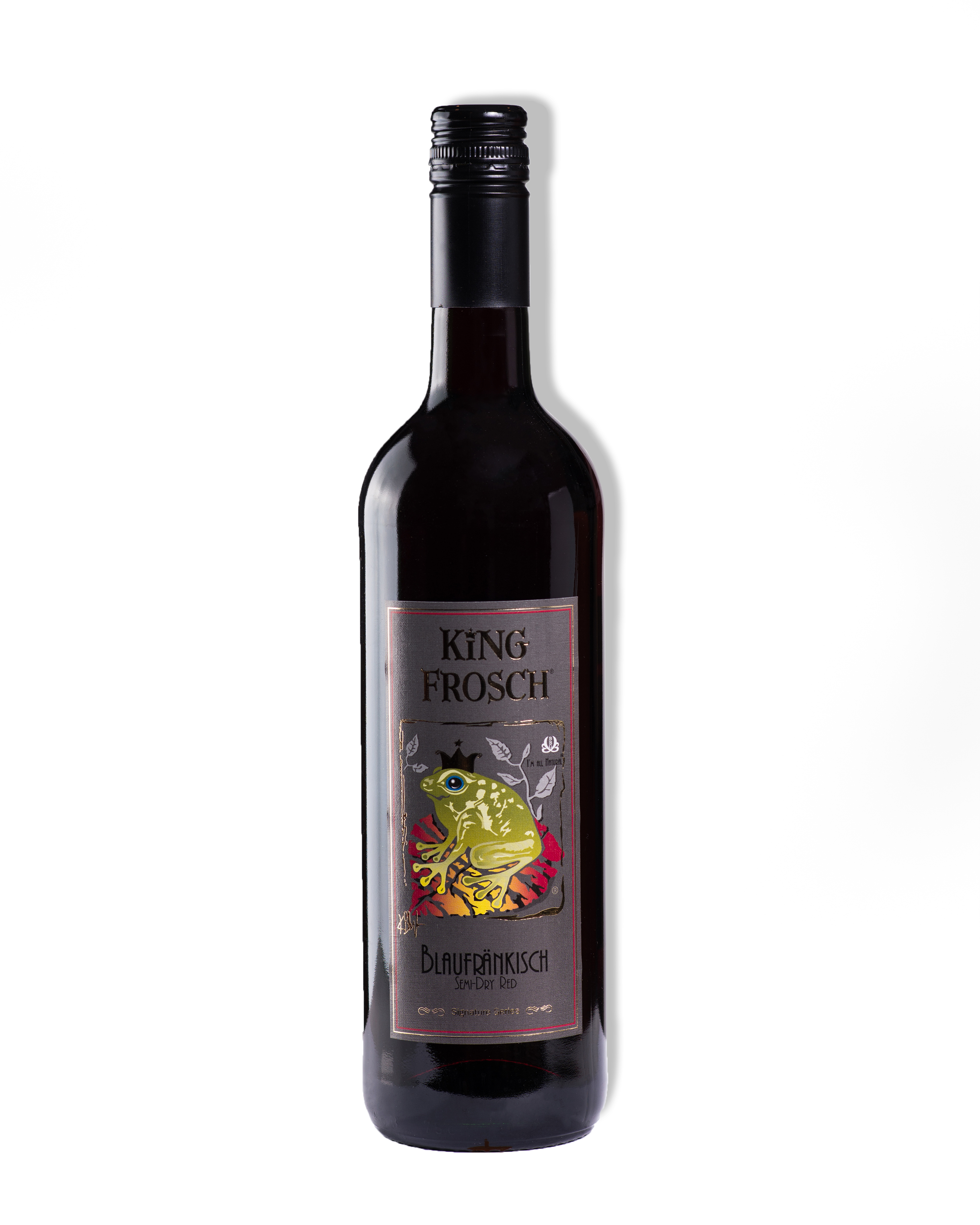 King Frosch Blaufraenkisch Semi Dry Red Wine MAIN
