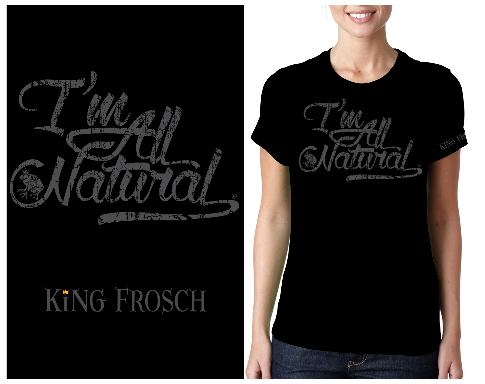 T-Shirt, King Frosch LARGE