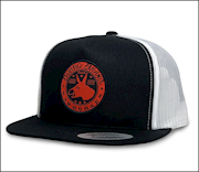 BURRO SNAPBACK - BLACK WITH WHITE MESH THUMBNAIL