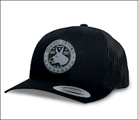 BURRO SNAPBACK - BLACK WITH BLACK MESH - GREY PATCH MAIN
