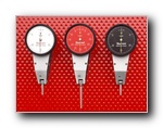 <font color="blue">INCH</font> Starrett Dial Test Indicators w/ swivel head THUMBNAIL