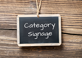 Category Signage