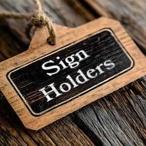 Sign Holders