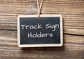 Track Sign Holders