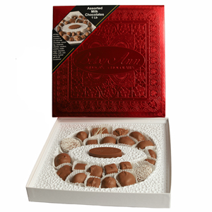 Milk Chocolate Assortment - Red Lid (16oz) MAIN