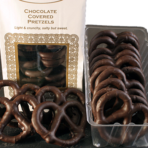 Dark Chocolate Covered Pretzels (8oz) MAIN