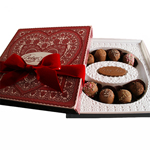8pc Red Sqr Heart Amer. Truffles THUMBNAIL