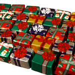 Foil Christmas Presents - Milk Chocolate (12oz) SWATCH