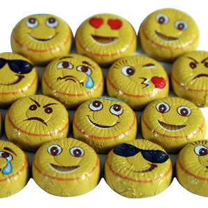 Milk Chocolate Emoticons (8oz) MAIN