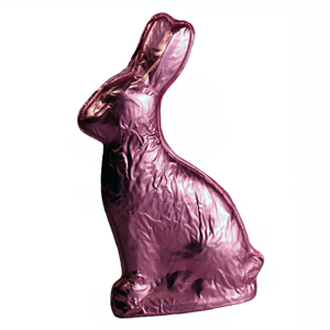 Milk Chocolate Foil Rabbit (Large 15oz) MAIN