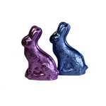 Milk Chocolate Foil Rabbit (Small 2.5oz) THUMBNAIL