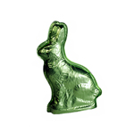 Milk Chocolate Foil Rabbit (Medium 6oz) THUMBNAIL