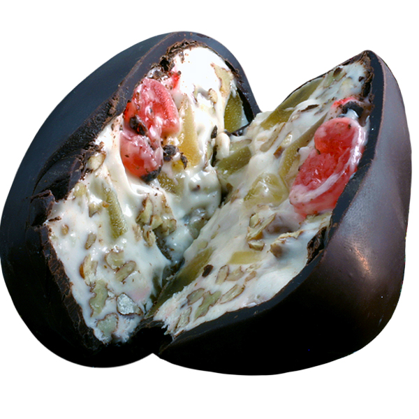 Fruit & Nut Egg Dark Chocolate (8oz) Betsy Ann Chocolates Online Store