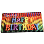 Milk Chocolate Happy Birthday Bar (3.5oz) THUMBNAIL