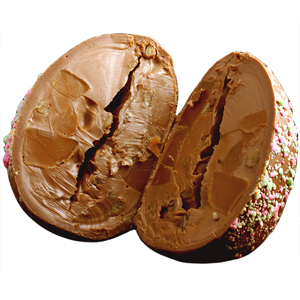 Pecan Carmel Chocolate Truffle Egg (8oz) MAIN