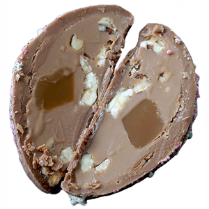 Pecan Carmel Chocolate Truffle Egg (1.5oz) MAIN