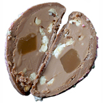 Pecan Carmel Chocolate Truffle Egg (1.5oz) THUMBNAIL