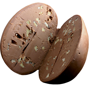 Pecan Meltaway Egg - Milk Chocolate (8oz) MAIN