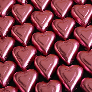 Milk Chocolate Pink Mini Hearts (12oz) MAIN