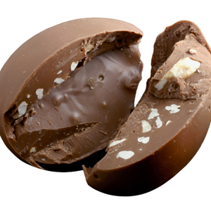 Solid Chocolate Nut Egg - Milk Chocolate (8oz) MAIN