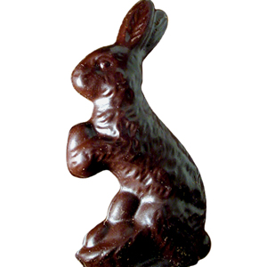 Dark Chocolate Standing Bunny (6oz) MAIN