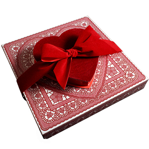 Valentine Chocolates Tower - Two Tier w Truffles MAIN