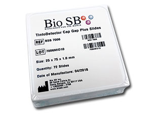 TintoDetector Cap Gap Plus Slides, Box of 72 MAIN