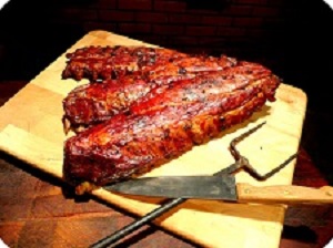 Whole rack of outlet ribs