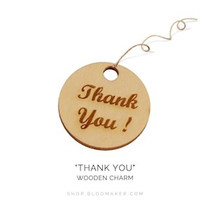 "Thank You" Charm LARGE