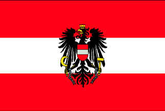 Austria Flag with eagle MAIN