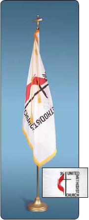 <big>Deluxe United Methodist Flagpole/Flag Sets</font></big> MAIN