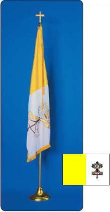 <big>Deluxe Papal Flagpole/Flag Sets</font></big> MAIN