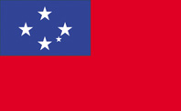 <big>Western Samoa Flag</font></big> THUMBNAIL