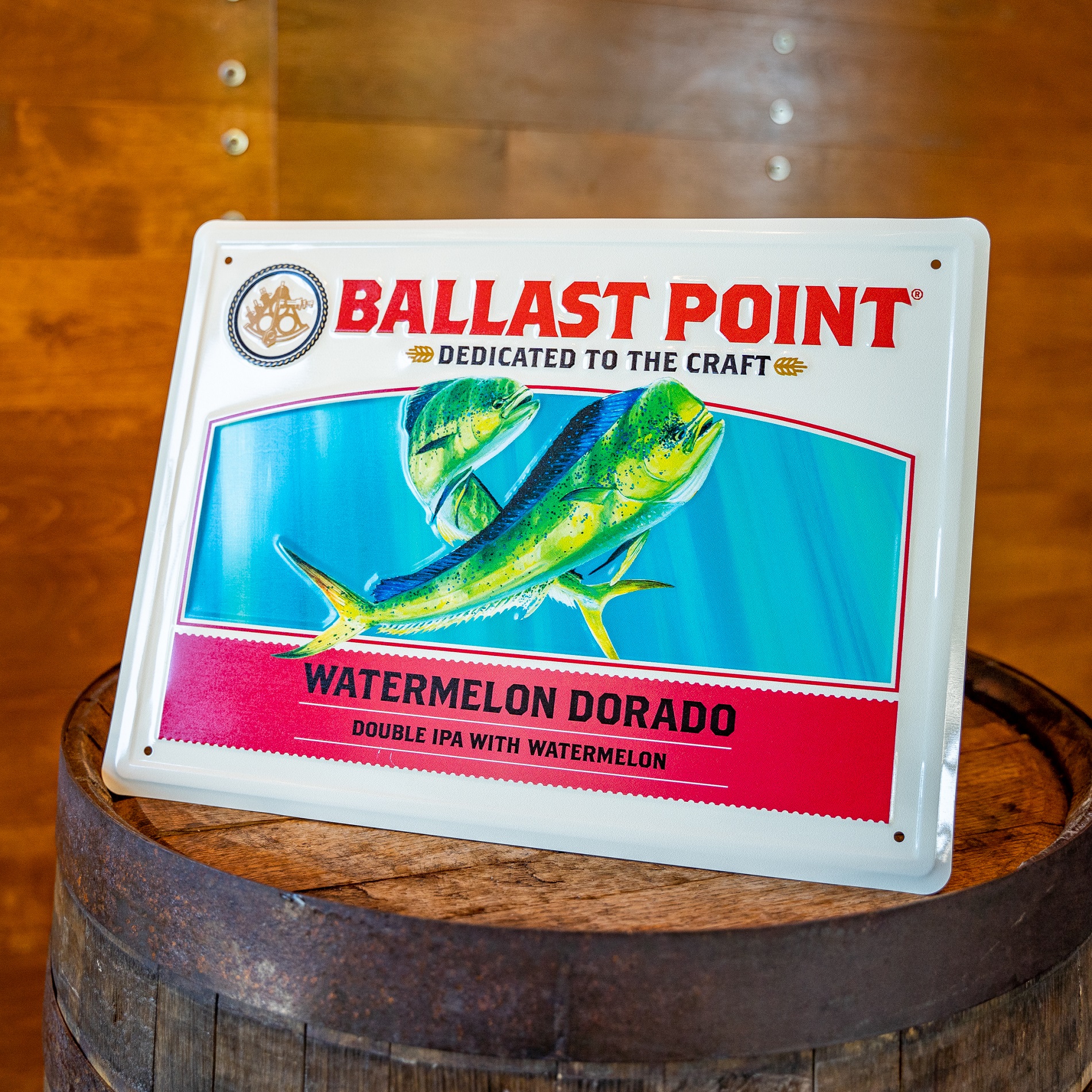 Watermelon Dorado Tin Sign THUMBNAIL