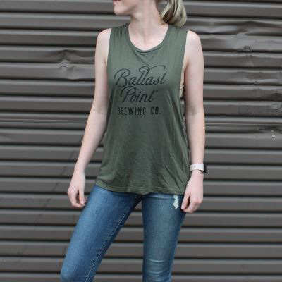 Ballast Point Women's Script Muscle Tank THUMBNAIL