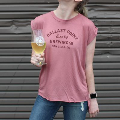Ballast Point Women's Rolled Cuff Tank LARGE