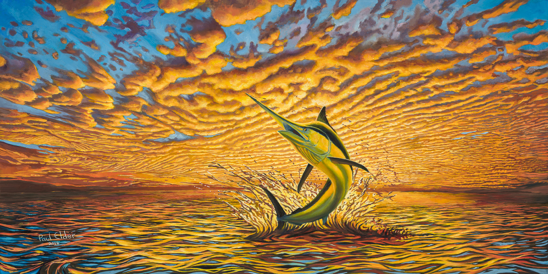 Art Print - Black Marlin THUMBNAIL