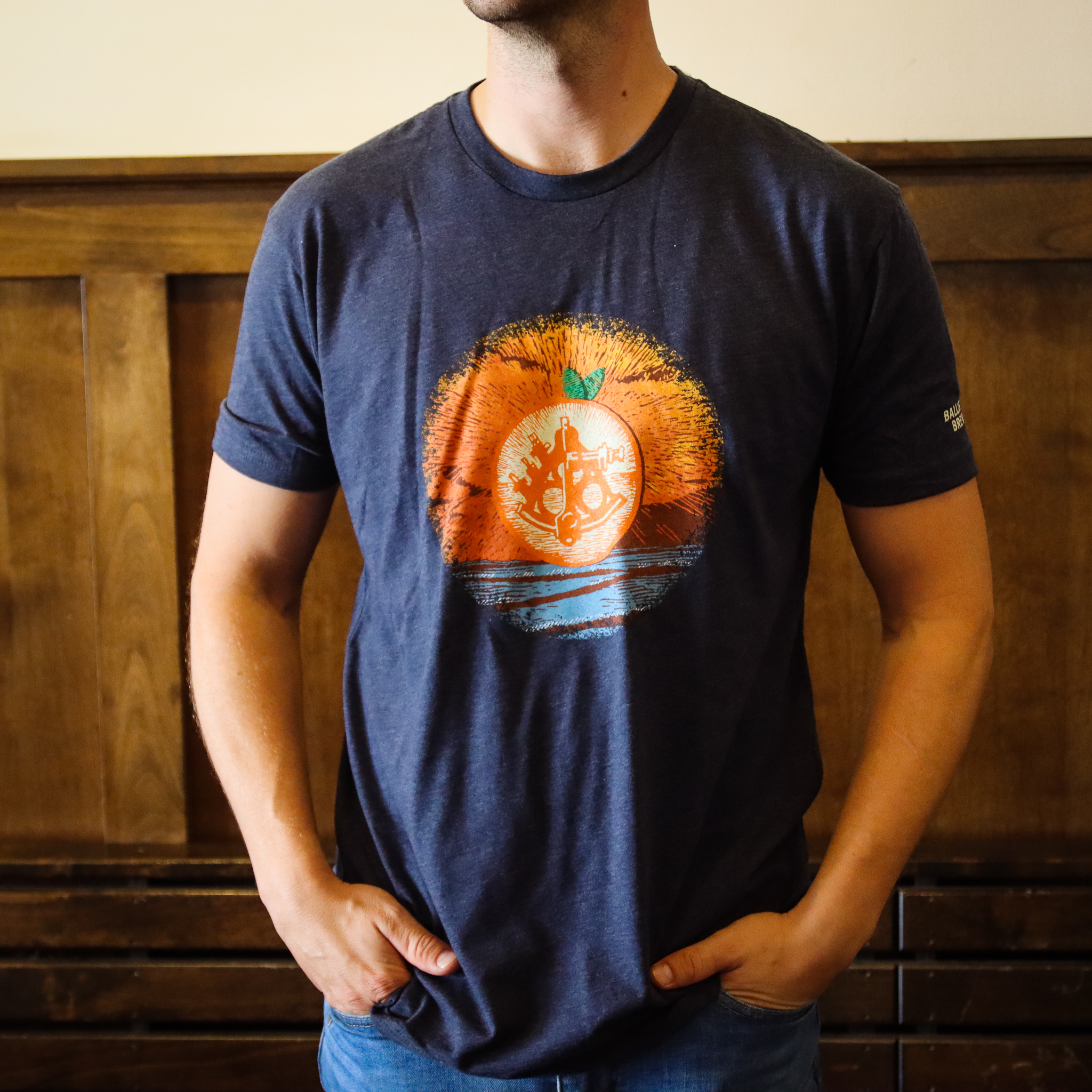 Blood Orange Lager 16oz 6-pack & Shirt Bundle SWATCH