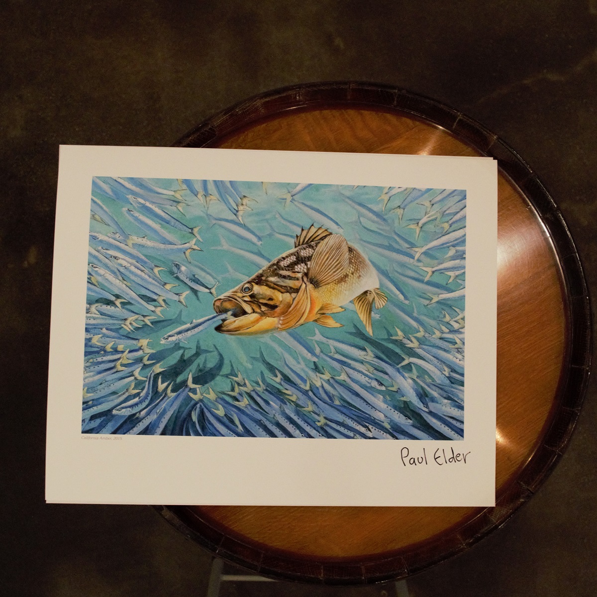 Paul Elder Signed Calico Poster Print THUMBNAIL