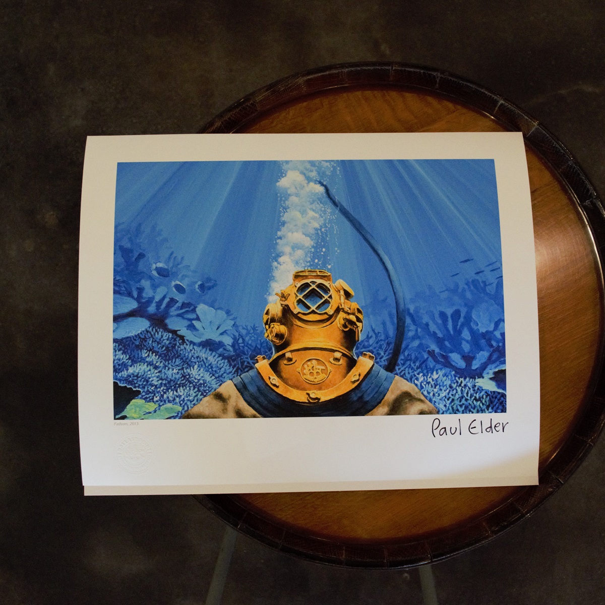 Paul Elder Signed Fathom Poster Print THUMBNAIL