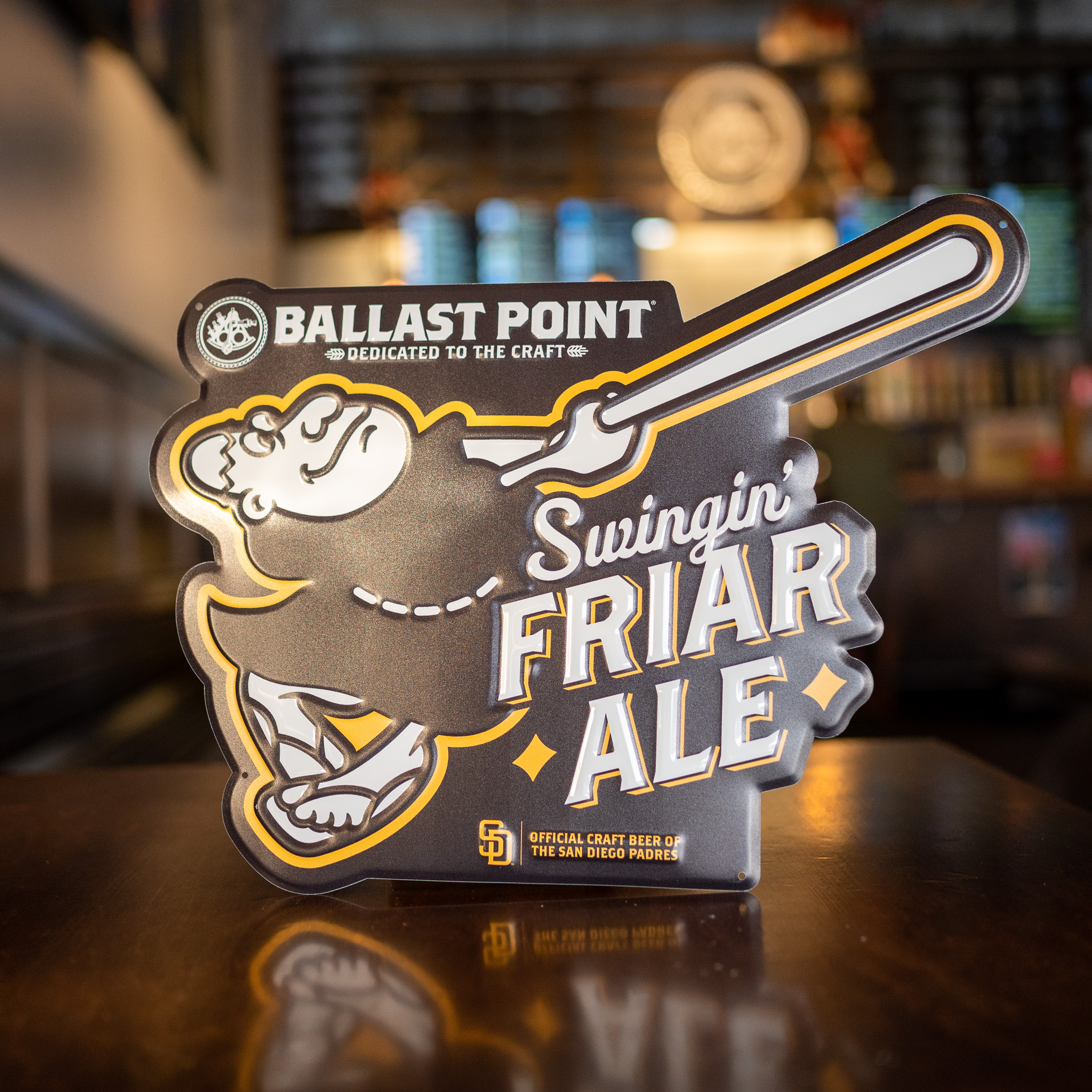 Swingin' Friar Tin Sign THUMBNAIL