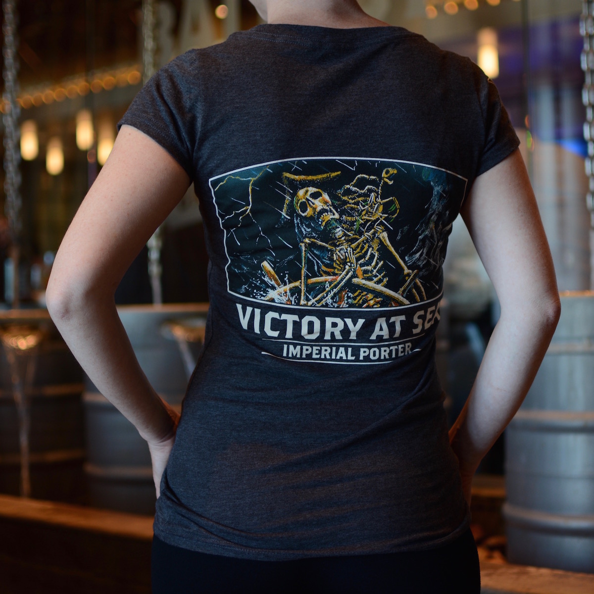 Victory at Sea Women's T-Shirt Dark Grey THUMBNAIL