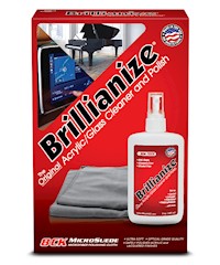 Brillianize Plastic and Glass Cleaning Kit with Microsuede Polishing Cloth THUMBNAIL