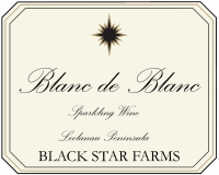 Sparkling white wine label LARGE