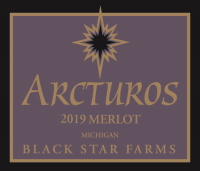 Arcturos Merlot red wine label LARGE