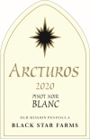 Arcturos Pinot Noir Blanc white wine label THUMBNAIL