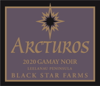 Arcturos Gamay Noir red wine label LARGE