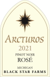 Arcturos Pinot Noir rose wine label THUMBNAIL